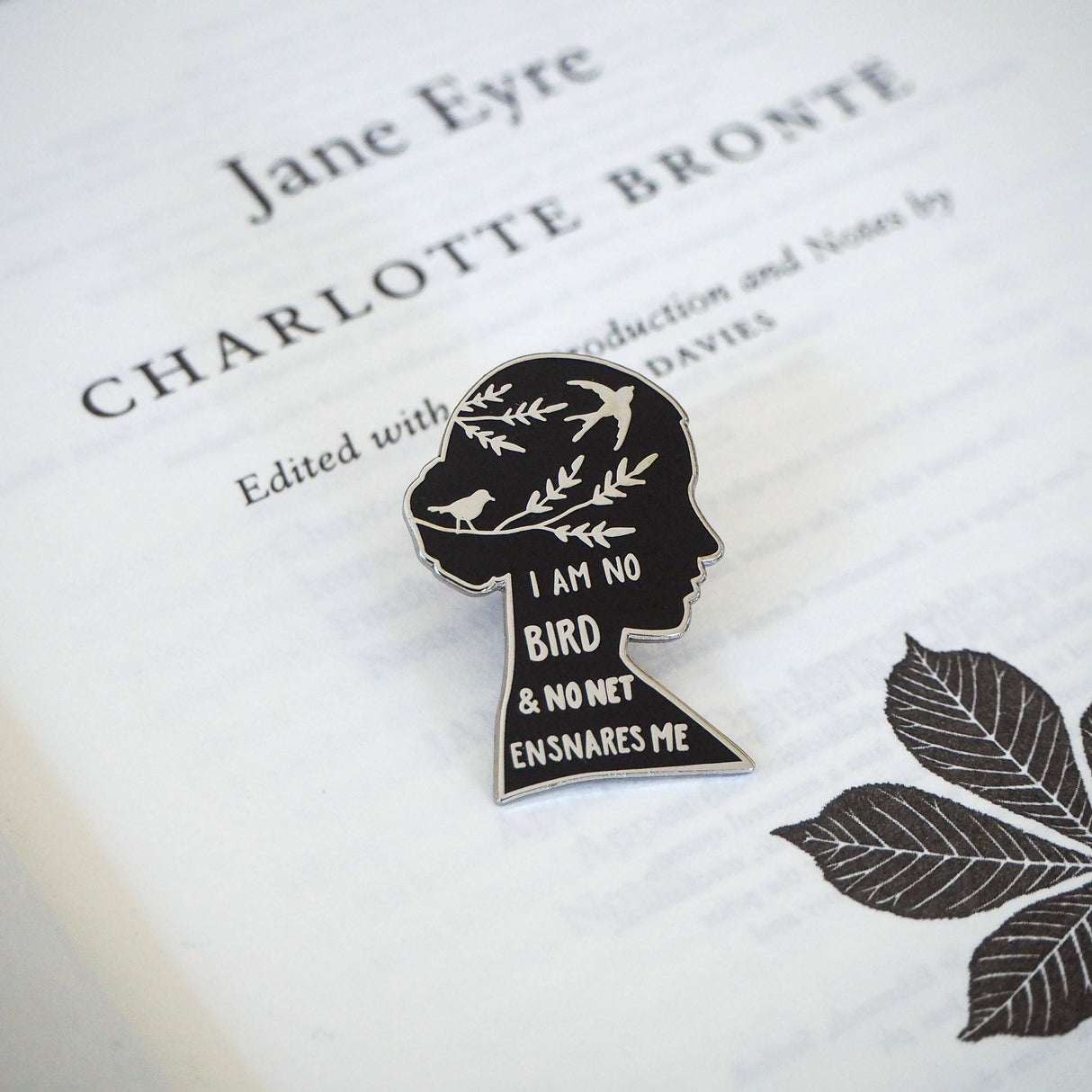 Literary Emporium Jane Eyre Bronte Pin Badge - Gothic Literature Collection
