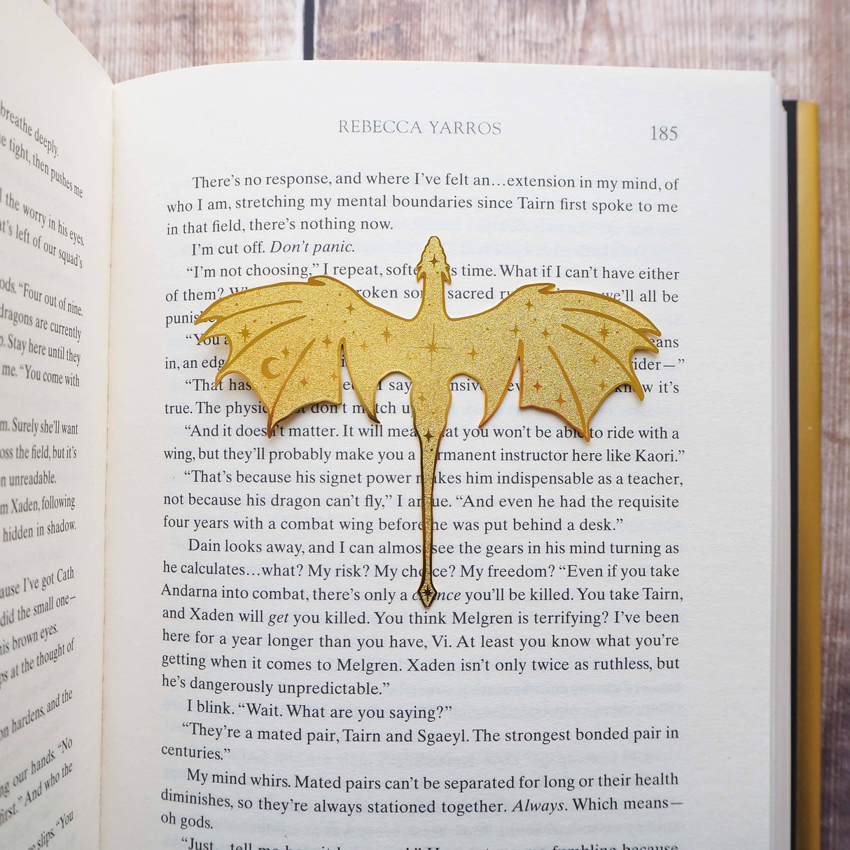 Literary Emporium Dragon Brass Bookmark