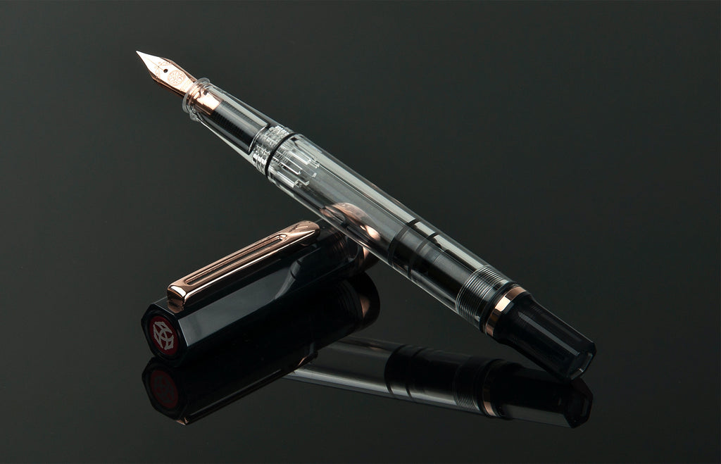 TWSBI Eco Fountain Pen - Smoke & Rose Gold