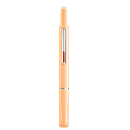 Writech Clictek Retractable Nib Fountain Pen - Pastel Orange