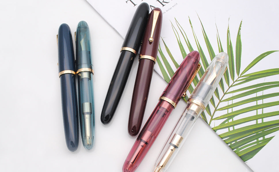 Jinhao 9019 Fountain Pen - Clear