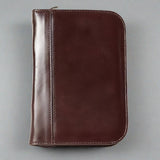 Aston Leather Collector's 10 Pen Case - Brown