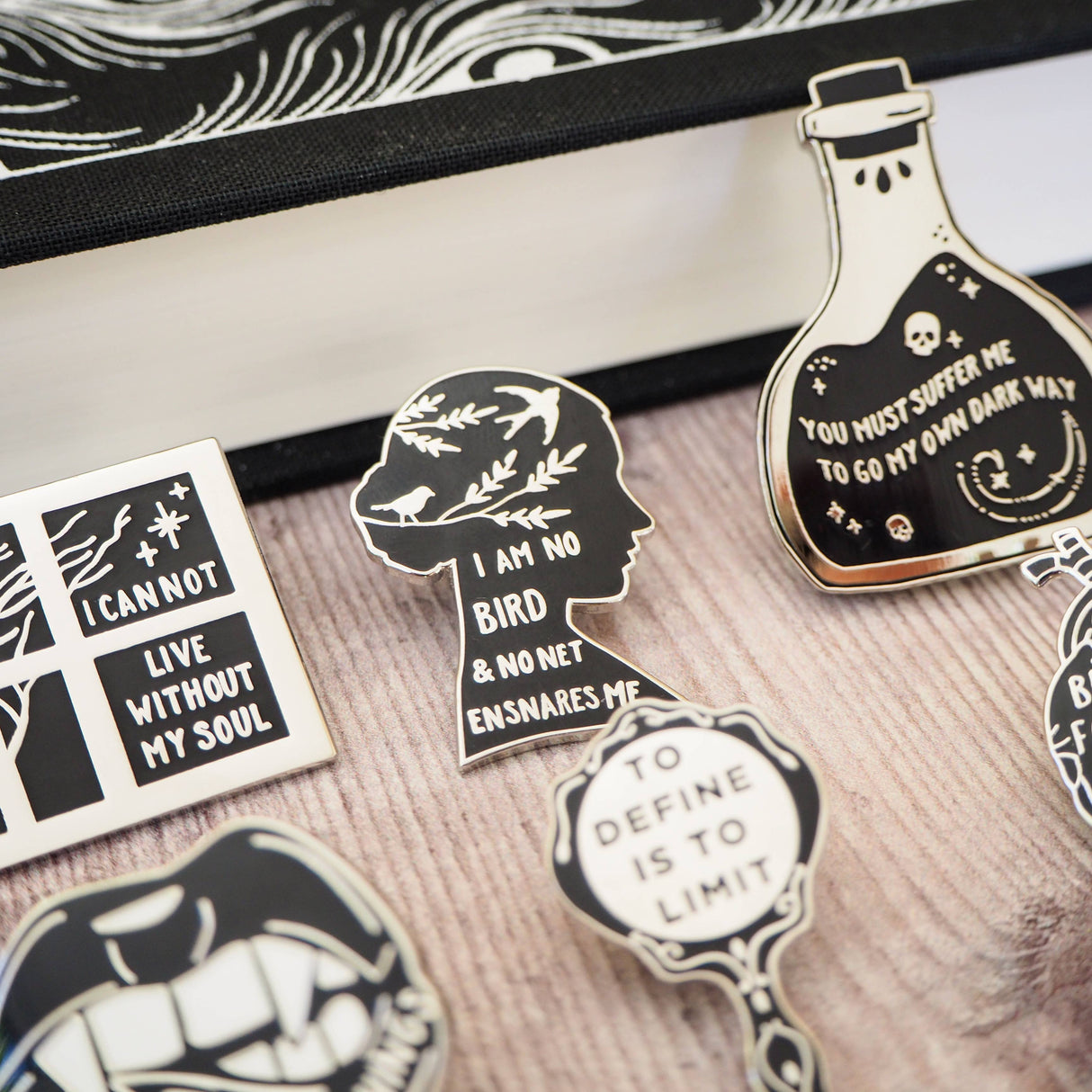 Literary Emporium Jane Eyre Bronte Pin Badge - Gothic Literature Collection