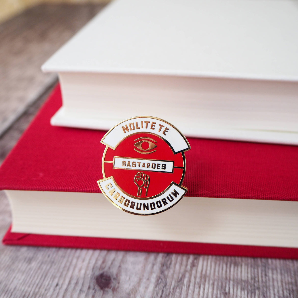 Literary Emporium Nolite Te Bastardes Handmaid's Tale Pin Badge - Dystopian