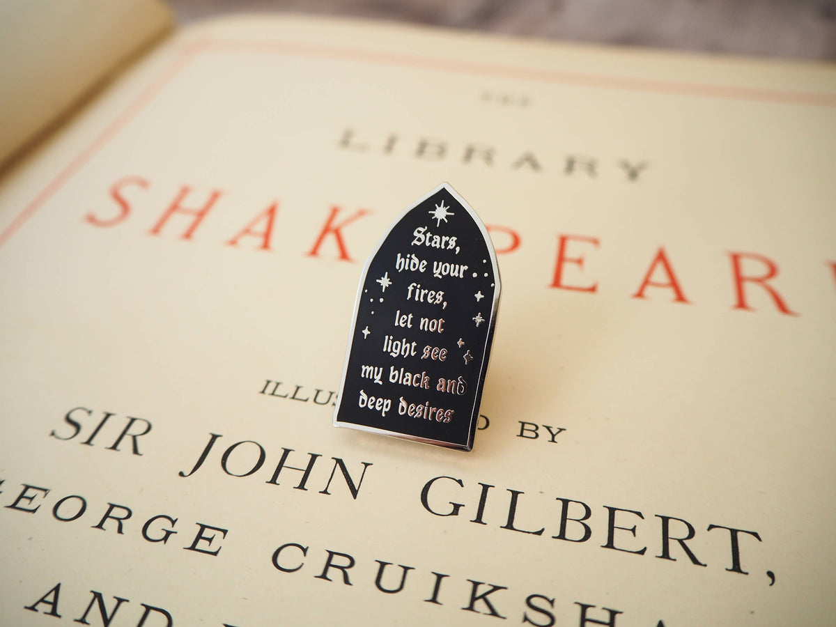 Literary Emporium Macbeth Enamel Pin Badge Shakespeare’s Tragedies Collection