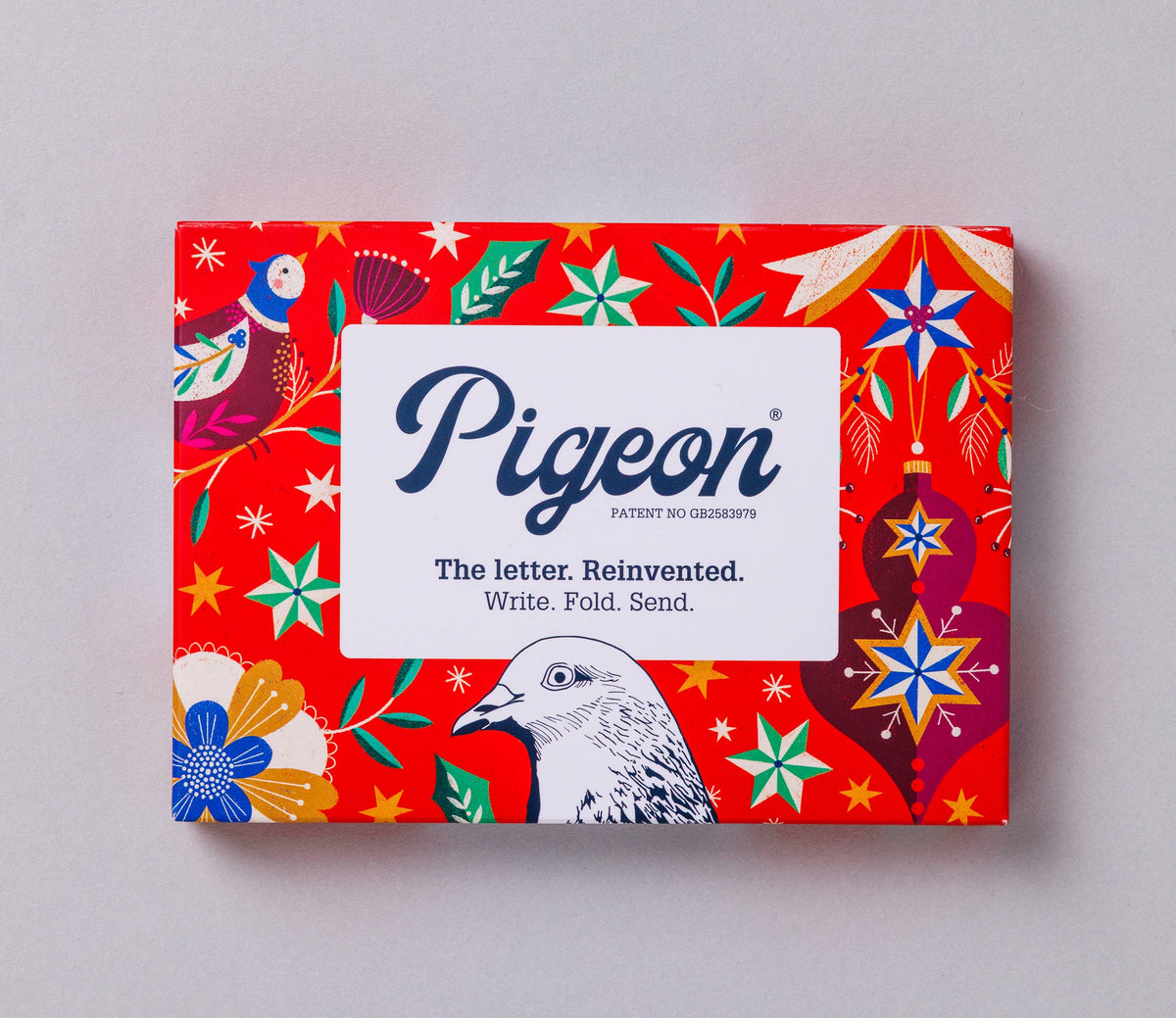 Pigeon Festive Pigeon - Holiday Stationery Letter 6 Pack