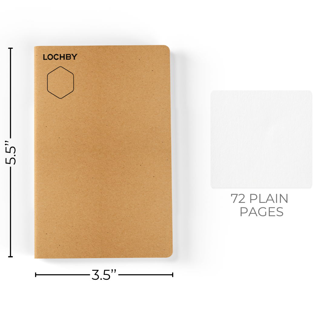 LOCHBY Tomoe River Pocket Notebook - Plain