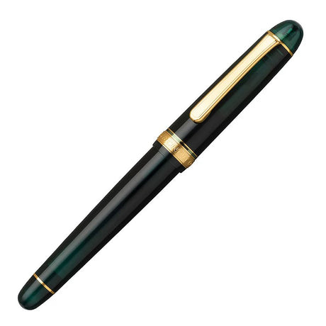Platinum #3776 Century Fountain Pen - Laurel Green with Gold Trim