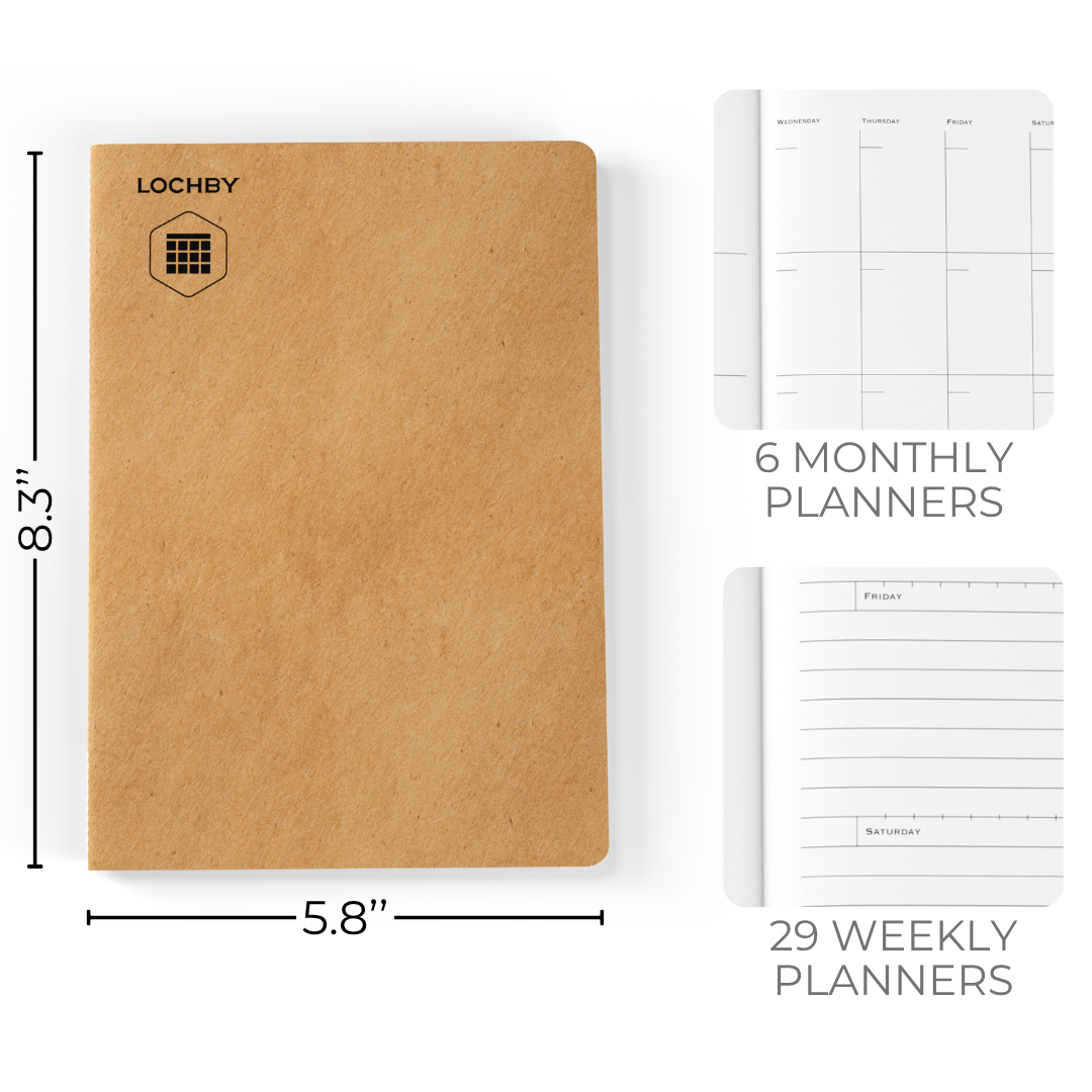 LOCHBY A5 Tomoe River 6 Month Planner