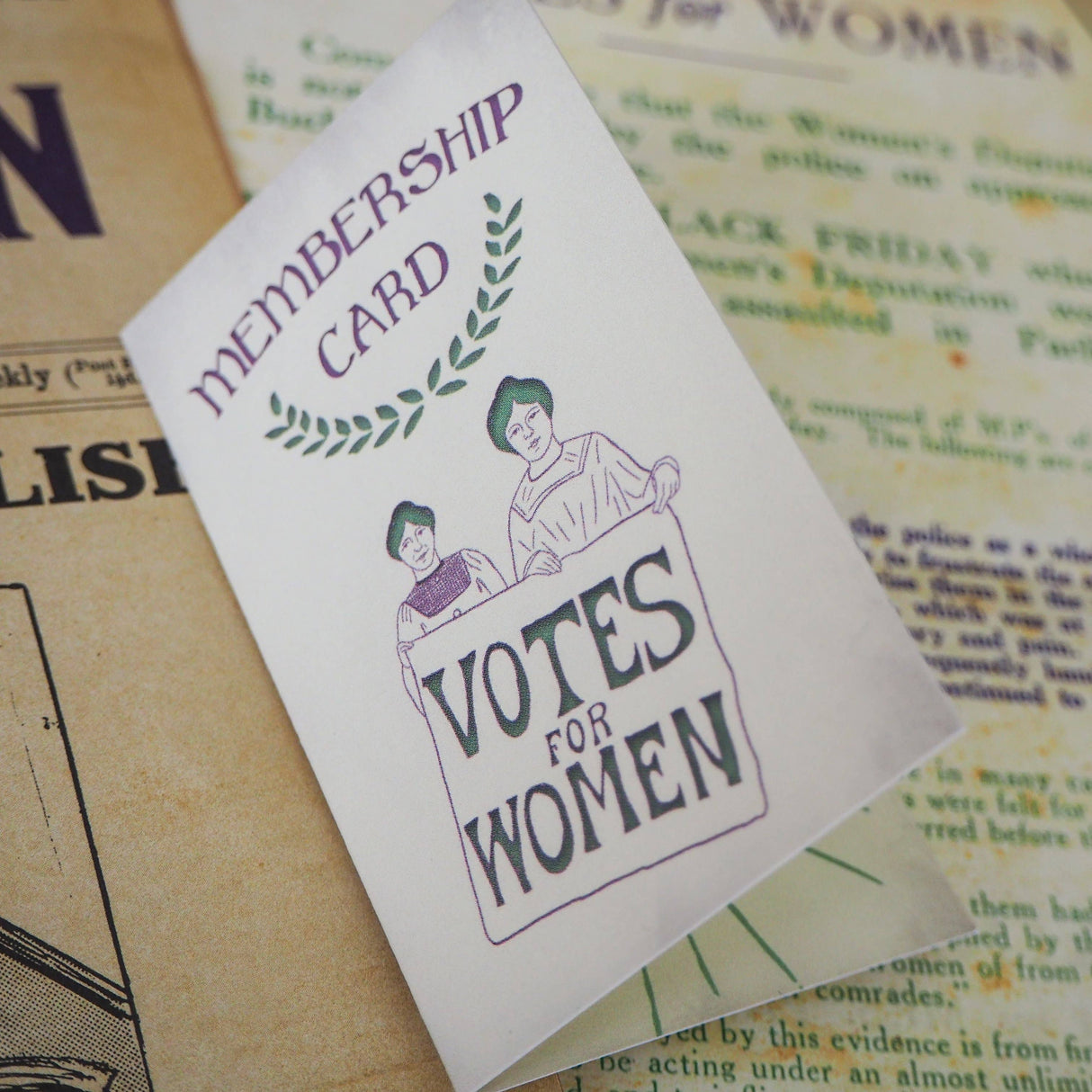 Literary Emporium Deeds Not Words Enamel Pin Badge Votes for Women Collection