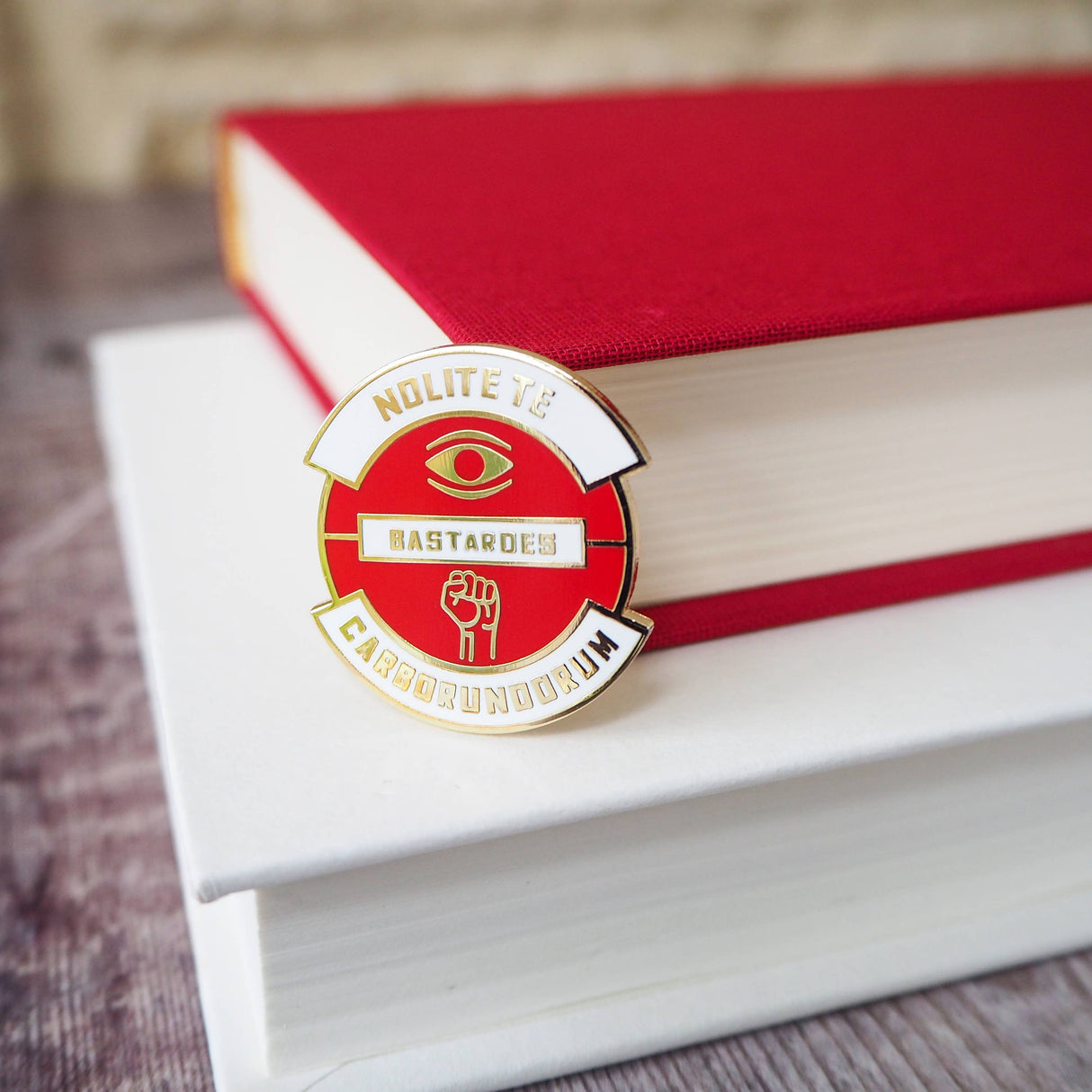 Literary Emporium Nolite Te Bastardes Handmaid's Tale Pin Badge - Dystopian