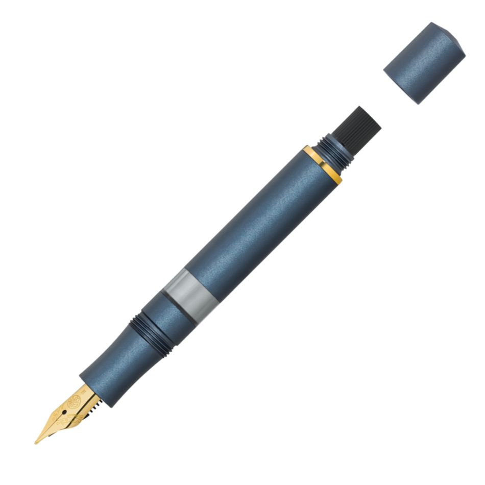 Kaweco Sport AL Piston Filler Fountain Pen - Navy