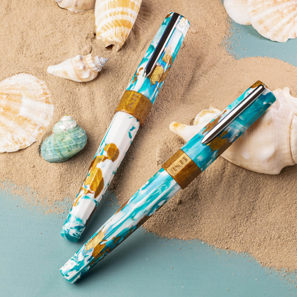 Benu Euphoria Fountain Pen - Blue Hawaiian