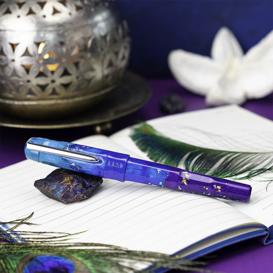 Benu Talisman Fountain Pen - Peacock Ore