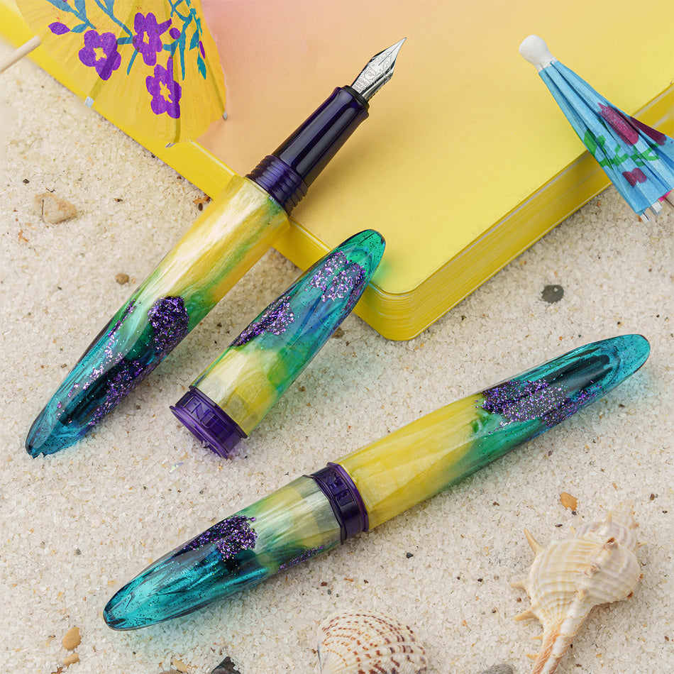 Benu Briolette Fountain Pen - Tropicana