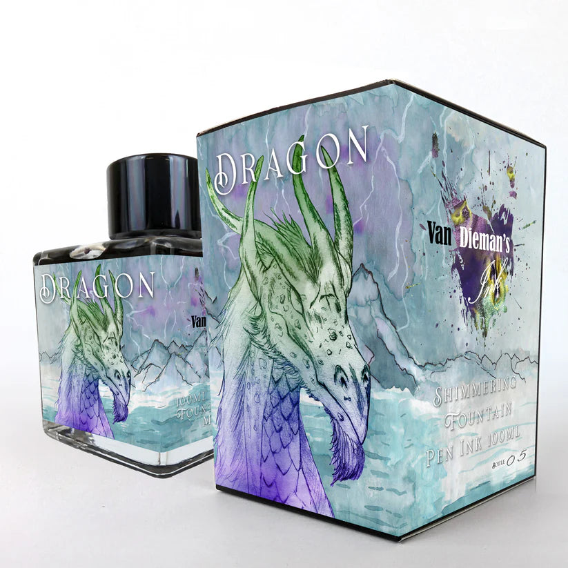 Van Dieman's 2026 - Dragon - 100ml Shimmering Fountain Pen Ink