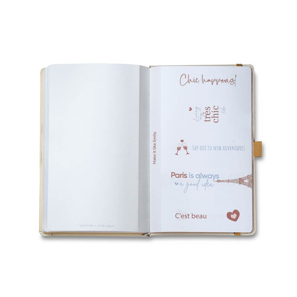Emily in Paris x Sheaffer Small Notebook - Beige