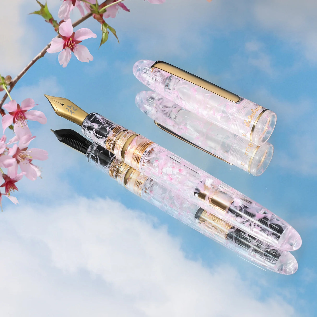 Esterbrook x BUNGUBOX Fountain Pen - Kachofugetsu Flower Edition