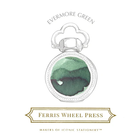 Ferris Wheel Press 38ml Ink - Evermore Green