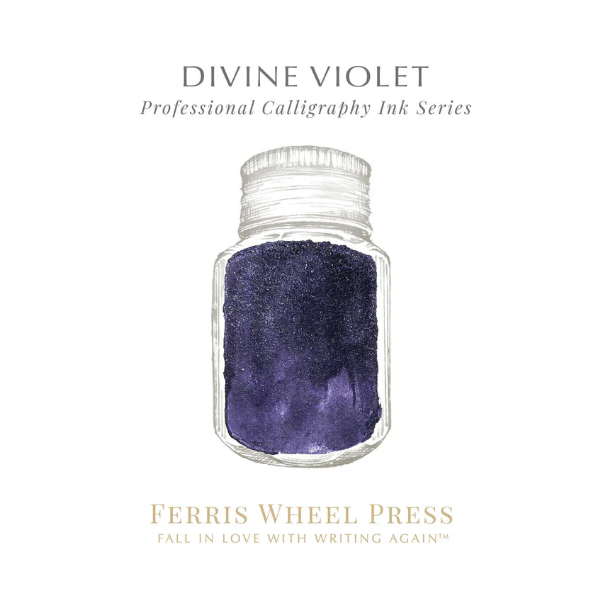 Ferris Wheel Press Calligraphy 28ml Ink - Divine Violet