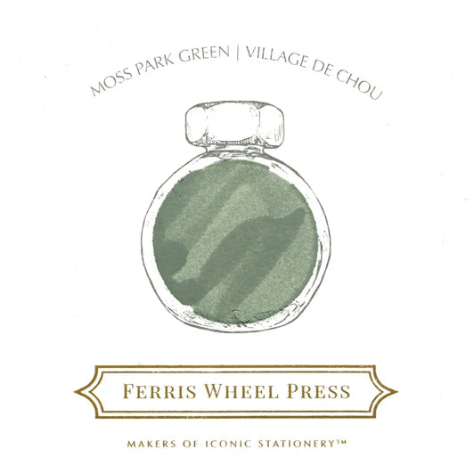 Ferris Wheel Press 38ml Ink - Moss Park Green