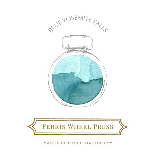 Ferris Wheel Press 38ml Ink - Blue Yosemite Falls
