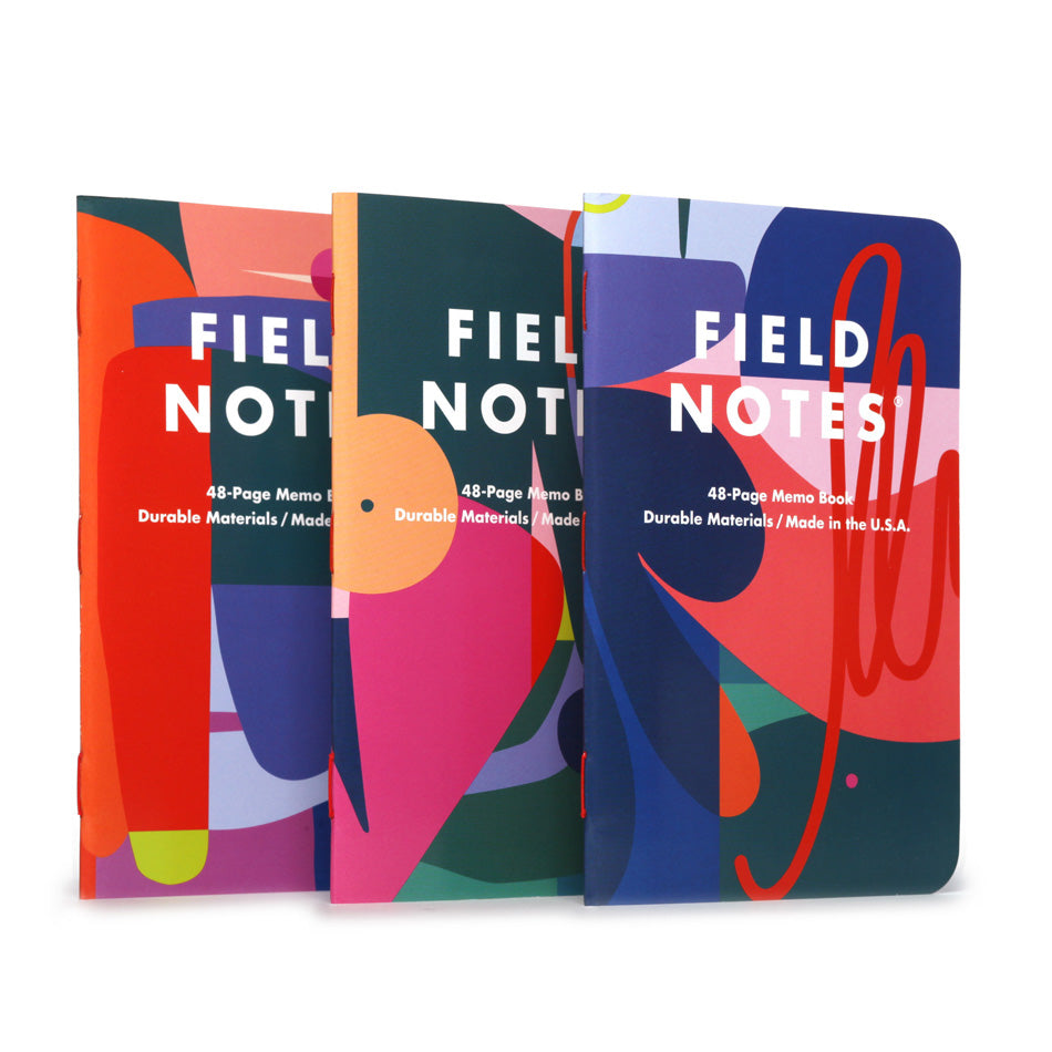 Field Notes Flora 3 Pack Notebooks
