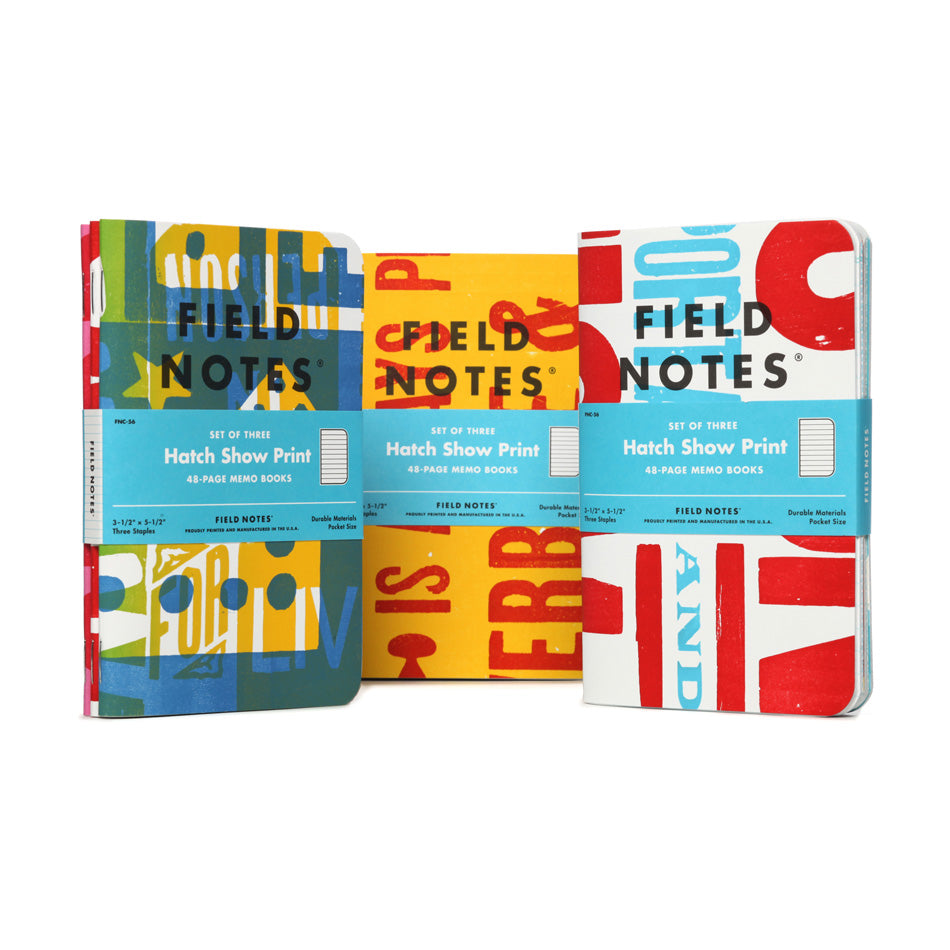 Field Notes Hatch 3 Pack Notebooks