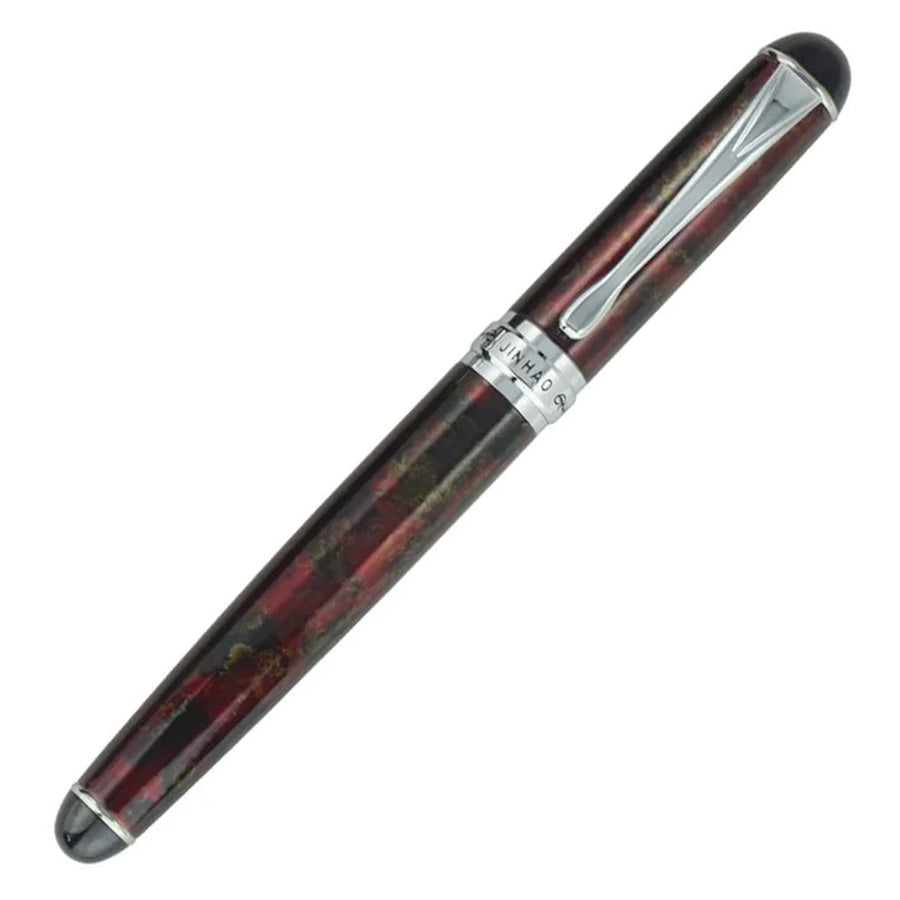 Jinhao X750 Fountain Pen - Floral Red