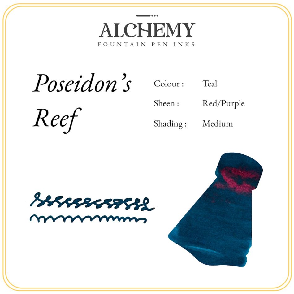 Endless Alchemy Fountain Pen Ink - Poseidon's Reef