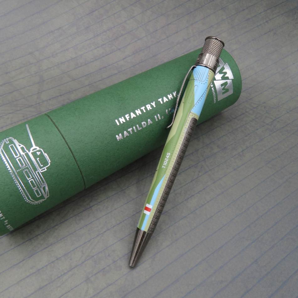 Retro 51 Tornado Rollerball - IWM Matilda Infantry Tank