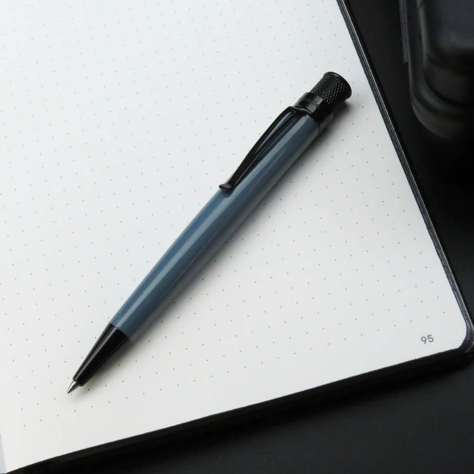 Retro 51 Tornado Deluxe Rollerball Pen - Slate Blue Stealth