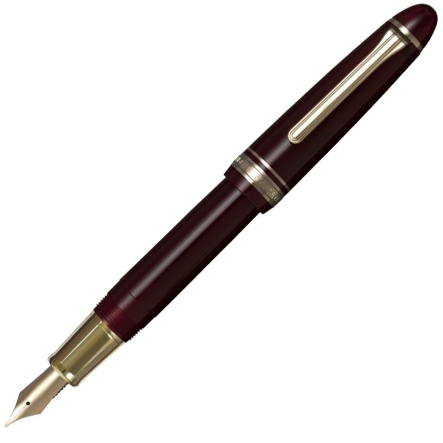 Sailor 1911 Casual L Stable Gold Trim Fountain Pen Muted Red