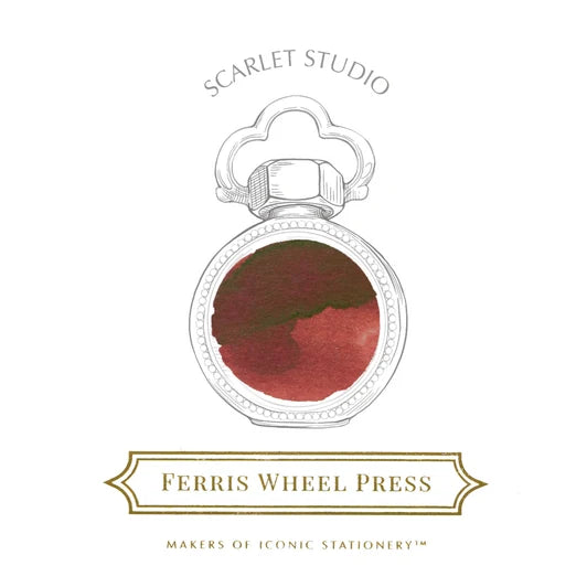 Ferris Wheel Press 38ml Ink - Scarlet Studio
