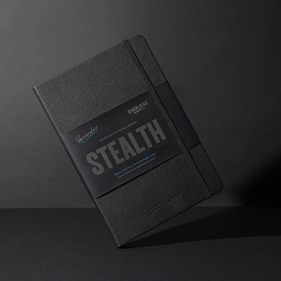 Endless Recorder A5 Notebook - Stealth Special Edition - Regalia Paper