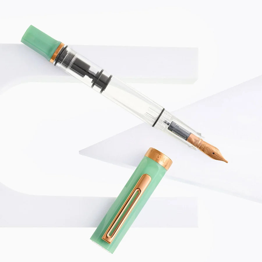 TWSBI Eco Fountain Pen - Jade Jelly & Bronze