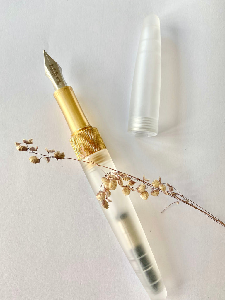 The Good Blue R615 Fountain Pen - Flame Grilled Polycarbonate