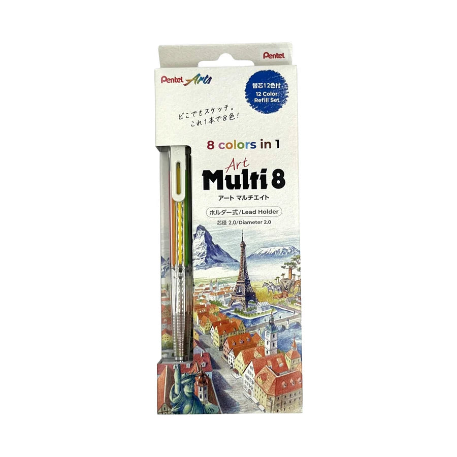 Pentel Multi-8 Art Pencil and Lead Set
