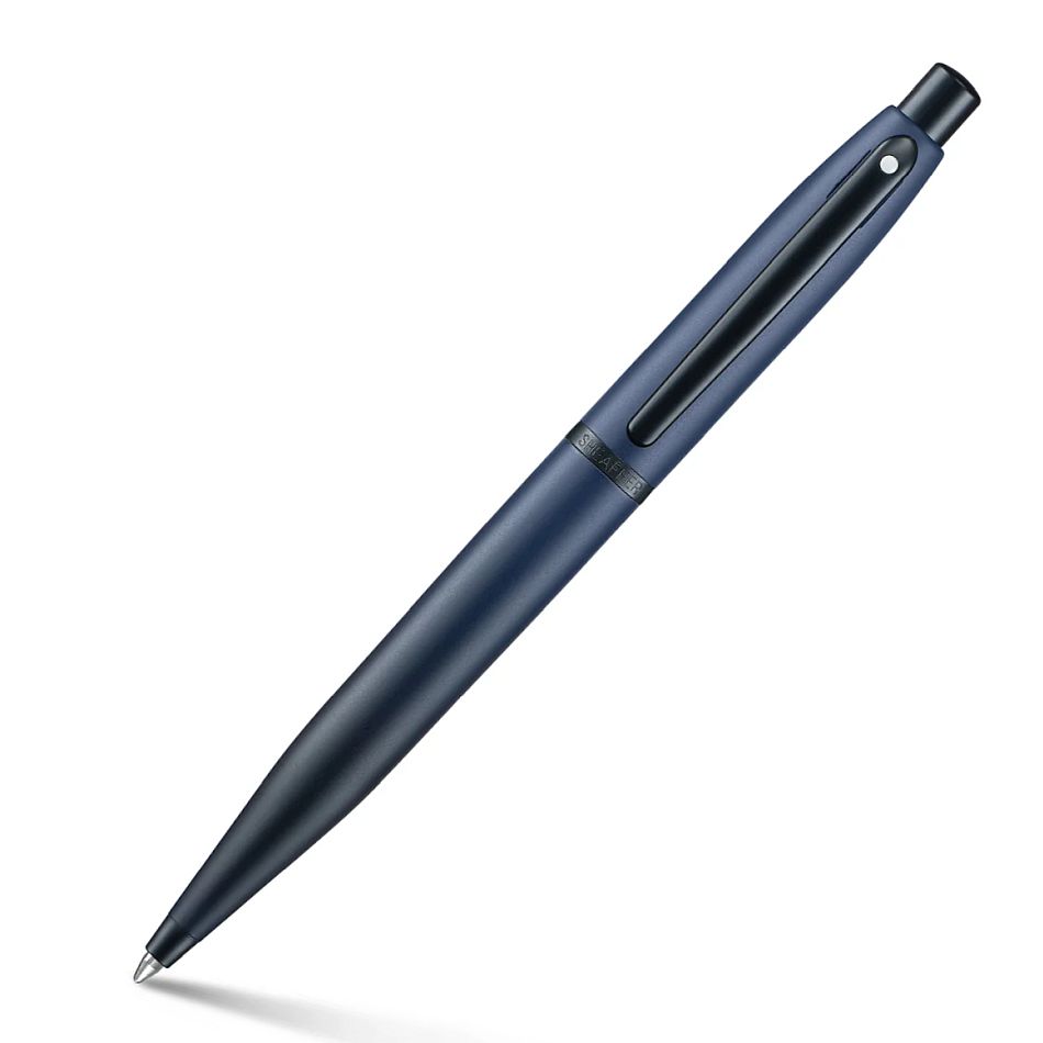 Sheaffer VFM Ballpoint Pen - Matte Blue with Matte Black Trim