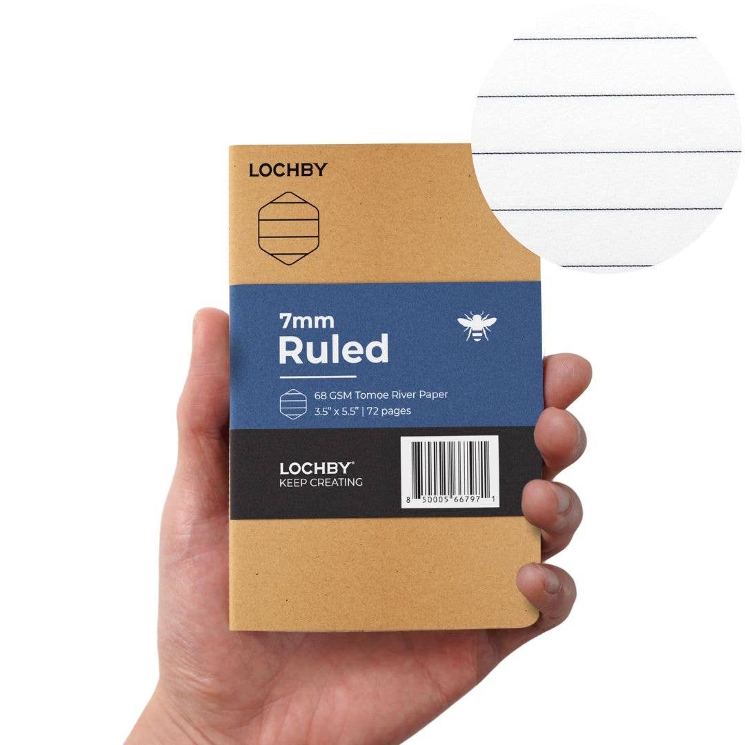 LOCHBY Tomoe River Pocket Notebook - Ruled