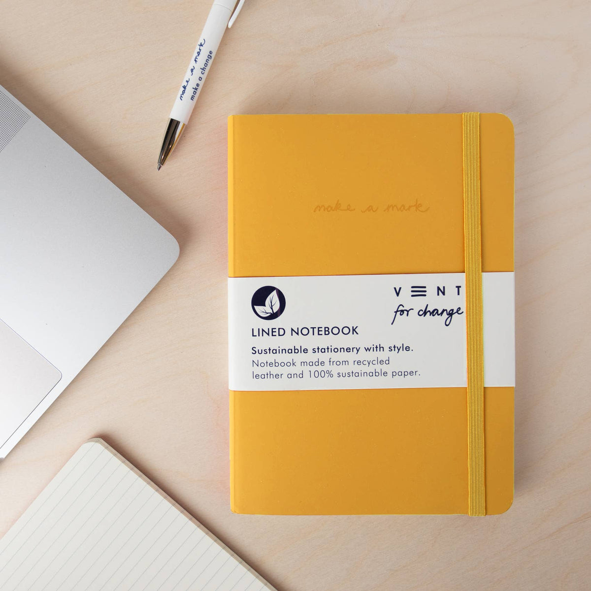 VENT for Change - Make a Mark Recycled Leather A5 Journal | Notebook