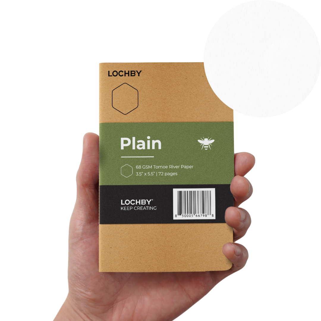 LOCHBY Tomoe River Pocket Notebook - Plain
