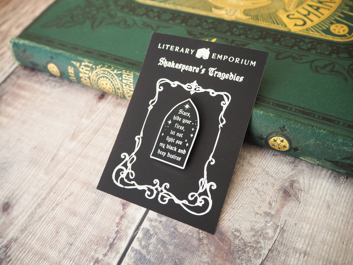 Literary Emporium Macbeth Enamel Pin Badge Shakespeare’s Tragedies Collection