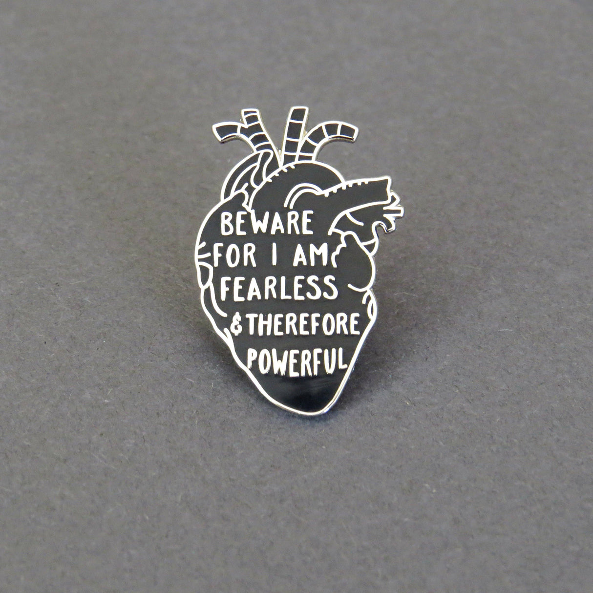 Literary Emporium Frankenstein Anatomical Heart Pin Badge - Gothic Collection