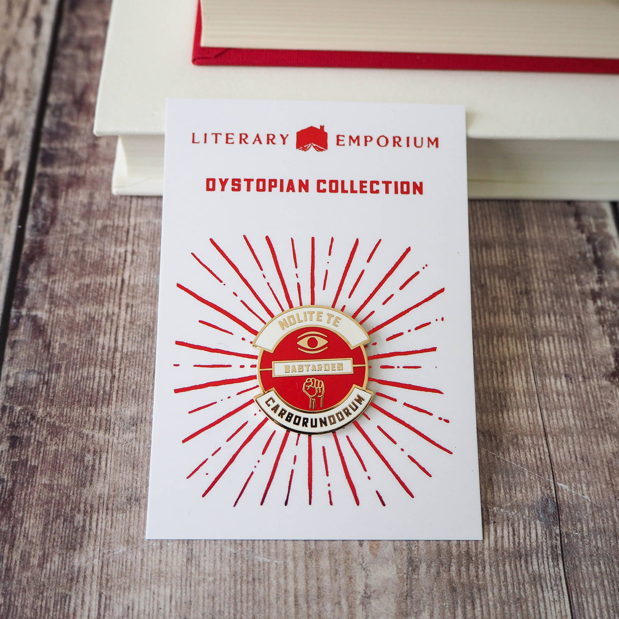 Literary Emporium Nolite Te Bastardes Handmaid's Tale Pin Badge - Dystopian