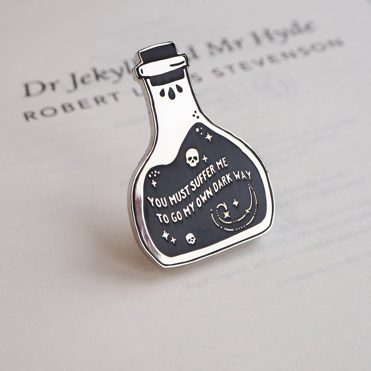 Literary Emporium Dr Jekyll And Mr Hyde Potion Pin Badge - Gothic Collection
