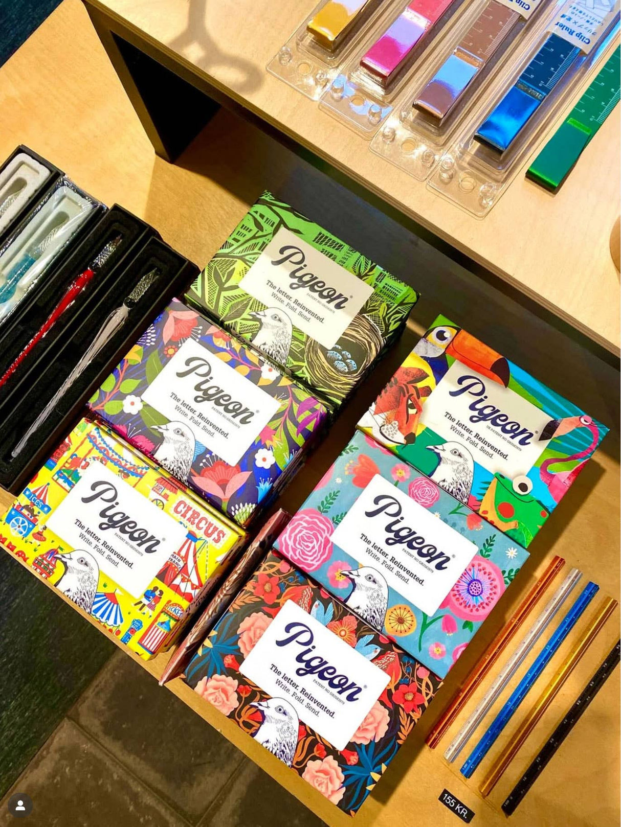 Pigeon Bright & Beautiful - Folding Letters 6 Pack