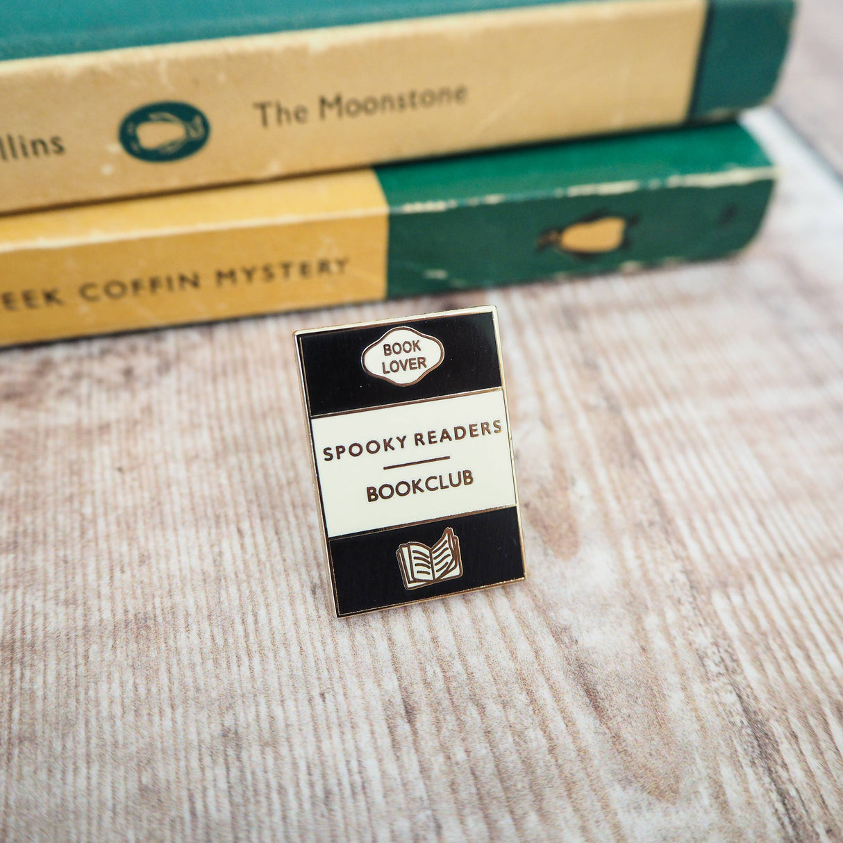 Literary Emporium 'Spooky Readers Bookclub' Book Lover Enamel Pin Badge