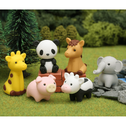 Iwako Puzzle Eraser - Animals