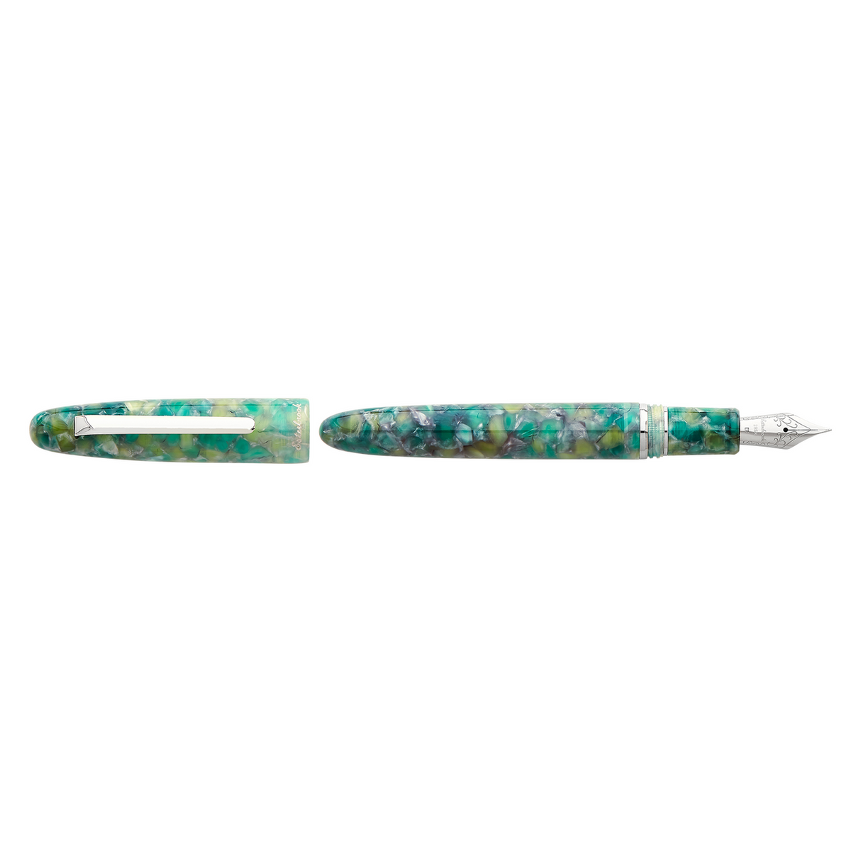 Esterbrook Estie Fountain Pen - Sea Glass Palladium